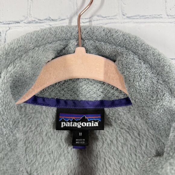 Patagonia Synchilla Snap-T Pullover Women Medium Gray Polartec Hike Sweater - Picture 5 of 13